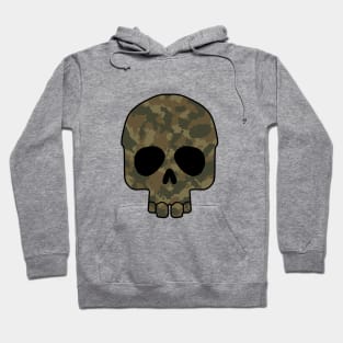 Dark camouflage skull Hoodie